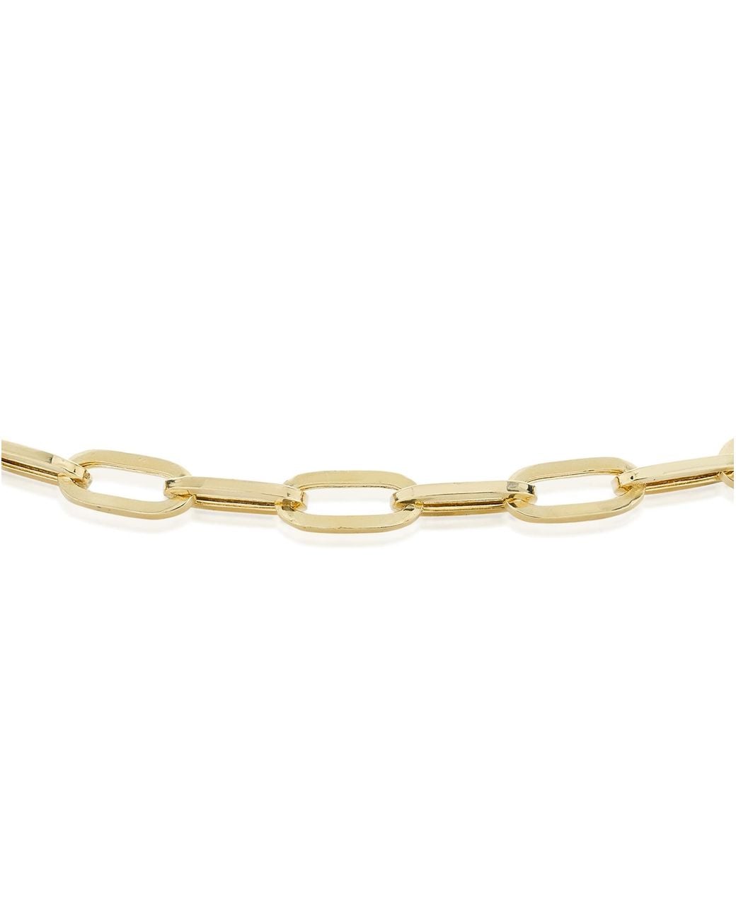 iJewel White 9Ct Paper Chain Bracelet