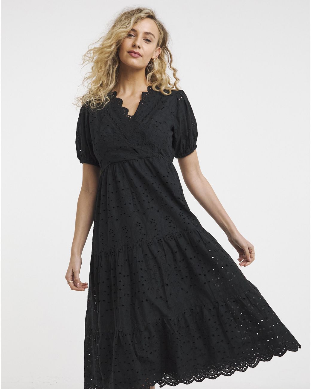 Joe Browns Black Penelope Midi Dress