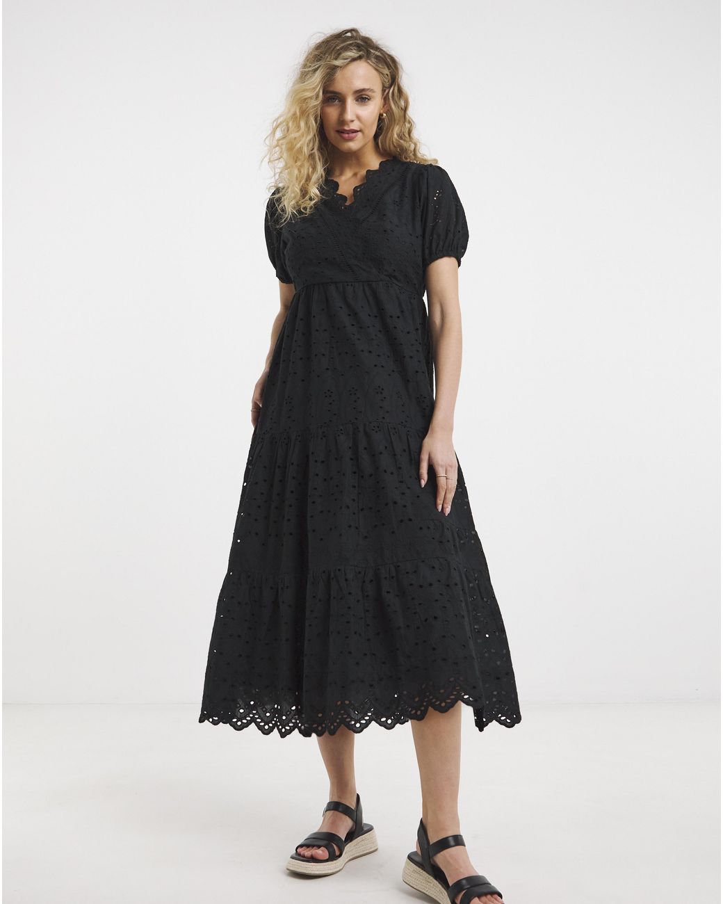 Joe Browns Black Penelope Midi Dress