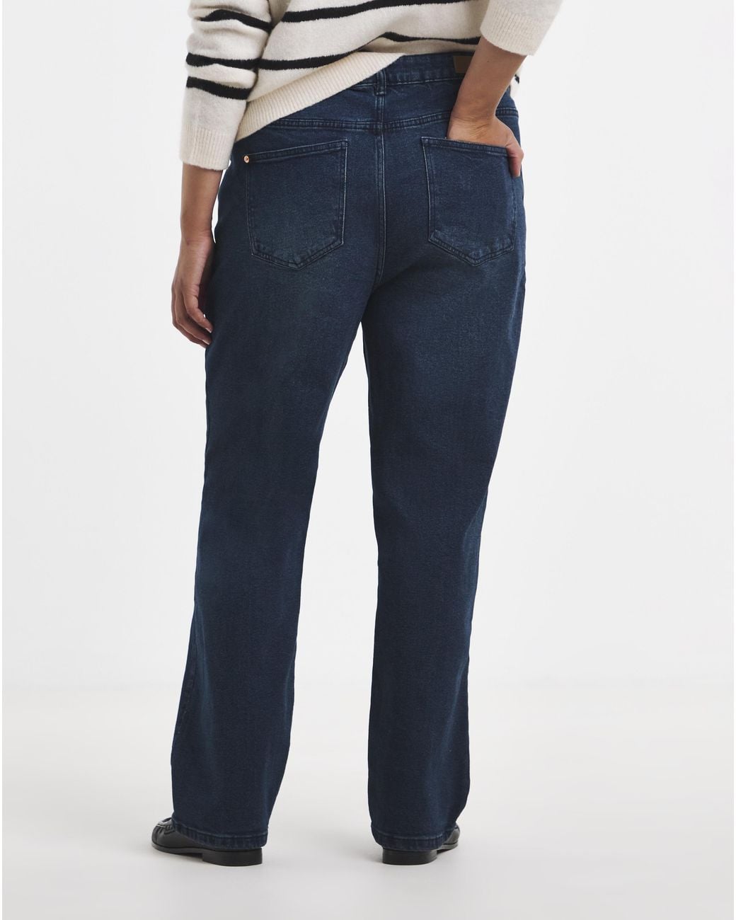 Simply Be Blue 99 1 Relaxed Straight Leg Jeans