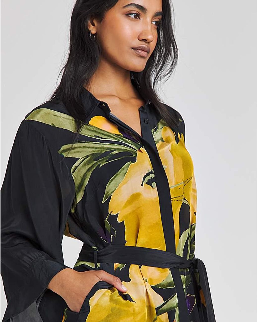 Religion Multicolor Jade Tunic Kimono Sleeve