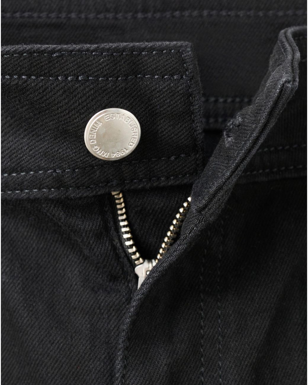Mango White High Waist Wide Leg Jean