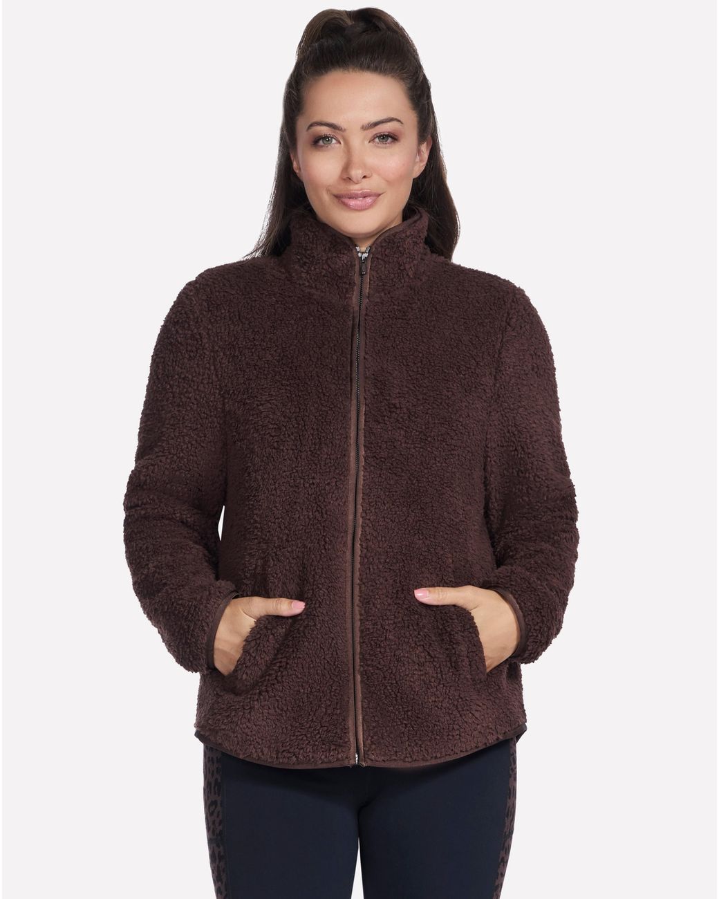 Skechers Red Sherpa Jacket