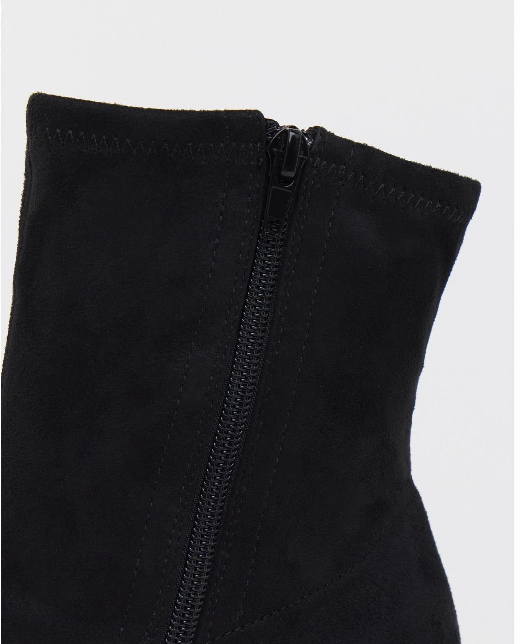 JD Williams Black Kitten Heel Sock Boot Eee Fit