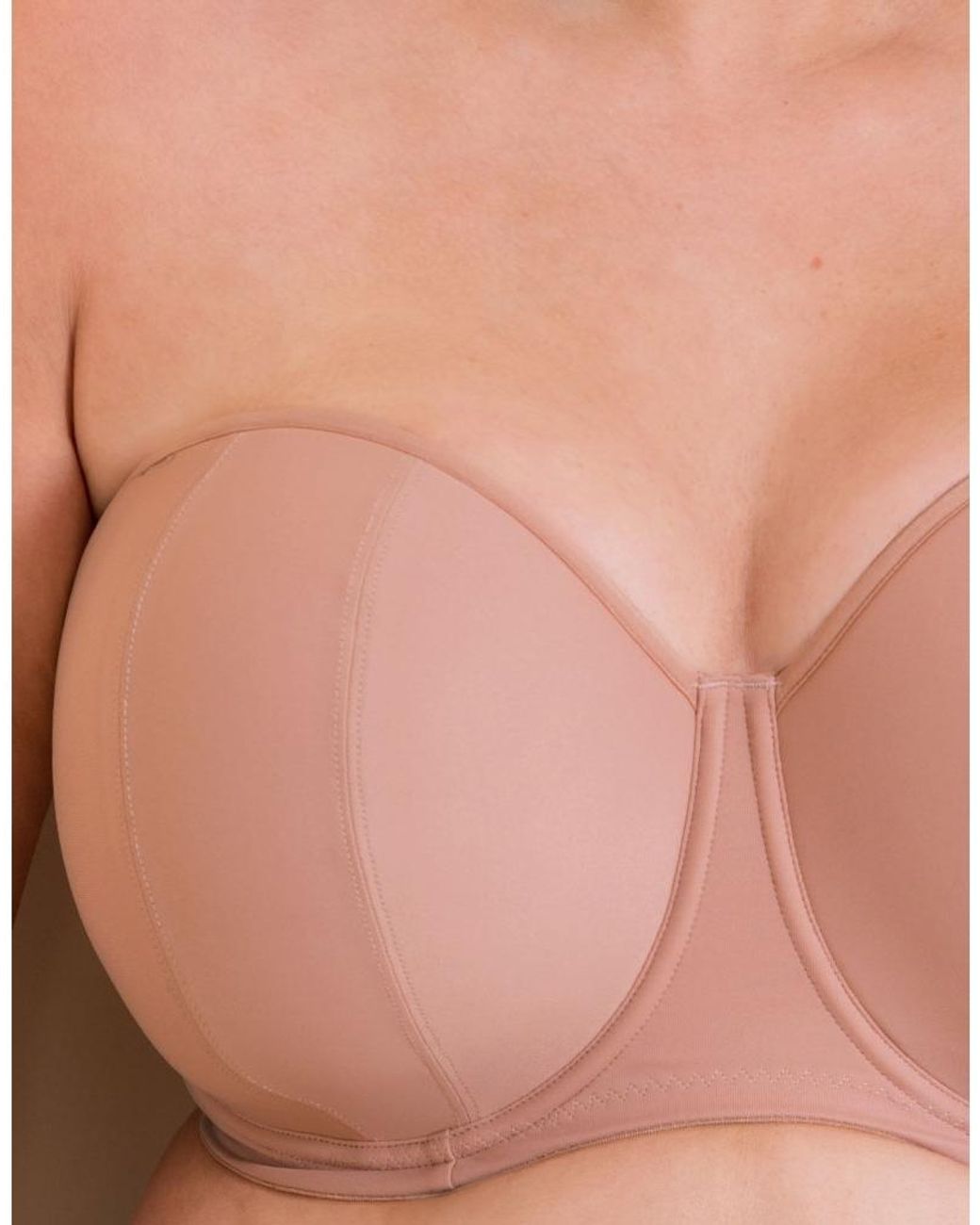 Curvy Kate White Luxe Strapless Bra