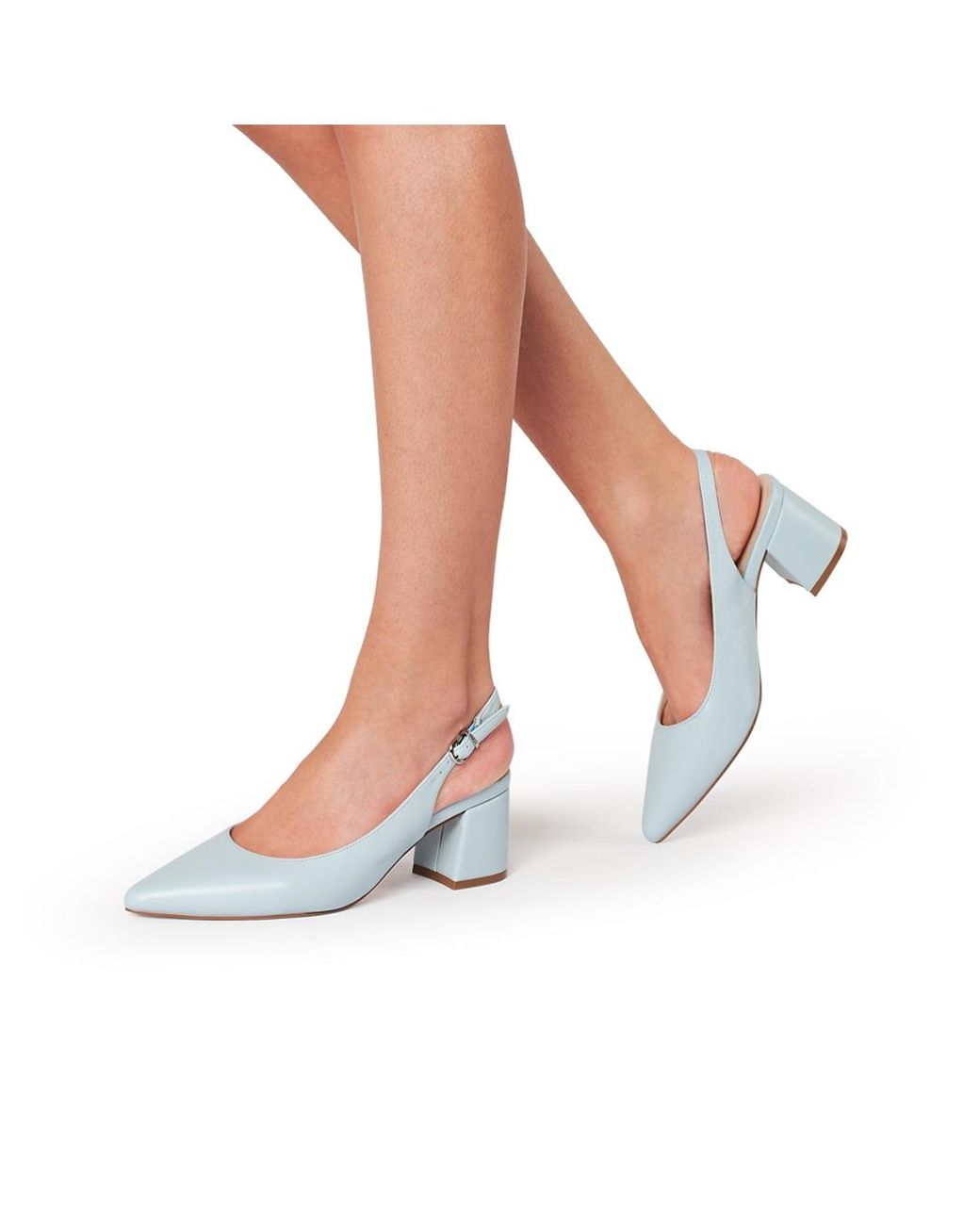 Paradox London Blue Isadora Block Heel Shoes