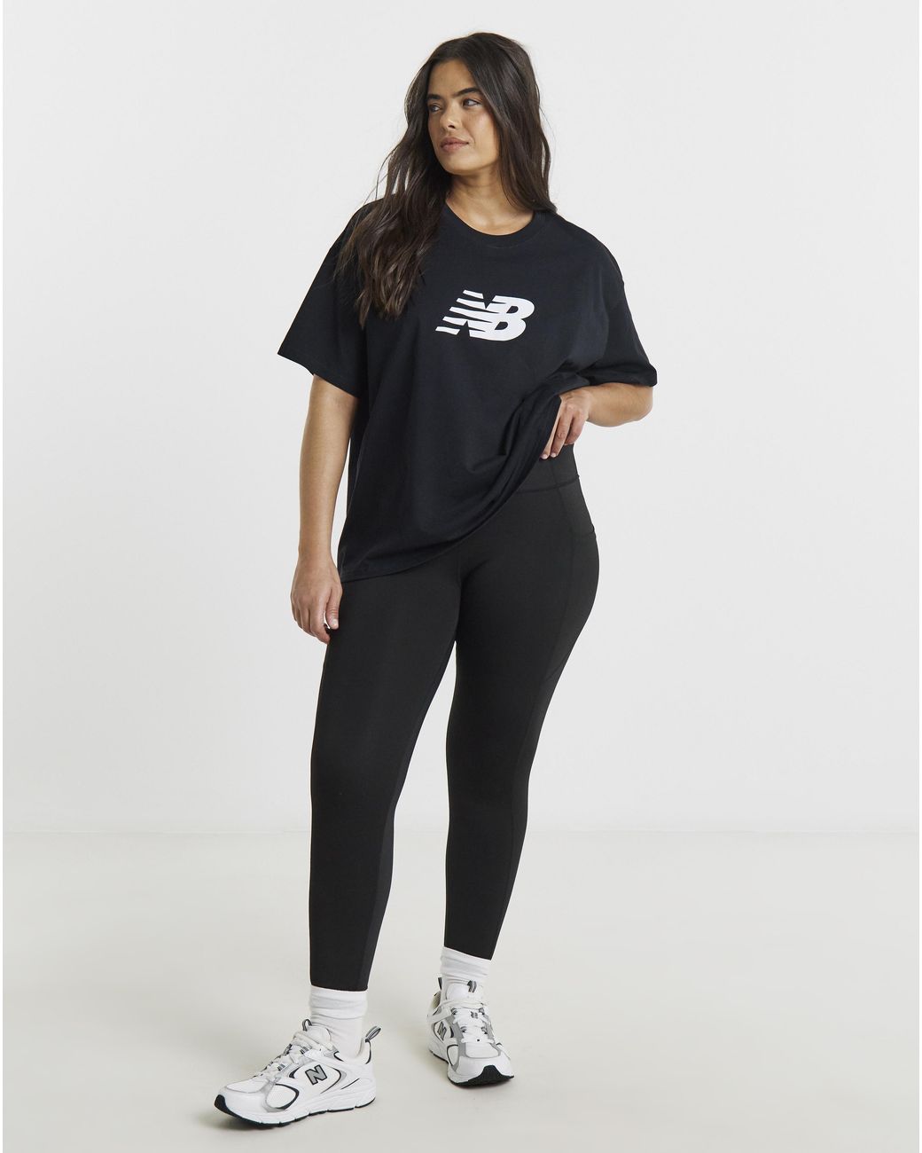 New Balance Black Relaxed Logo T-Shirt
