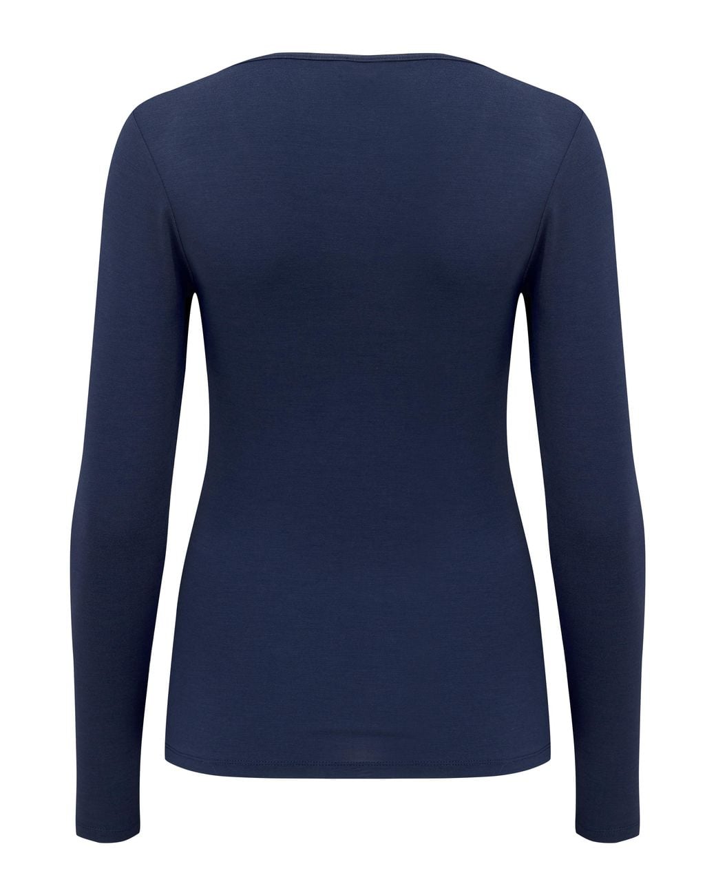 Pour Moi Blue Thermal Long Sleeve Top