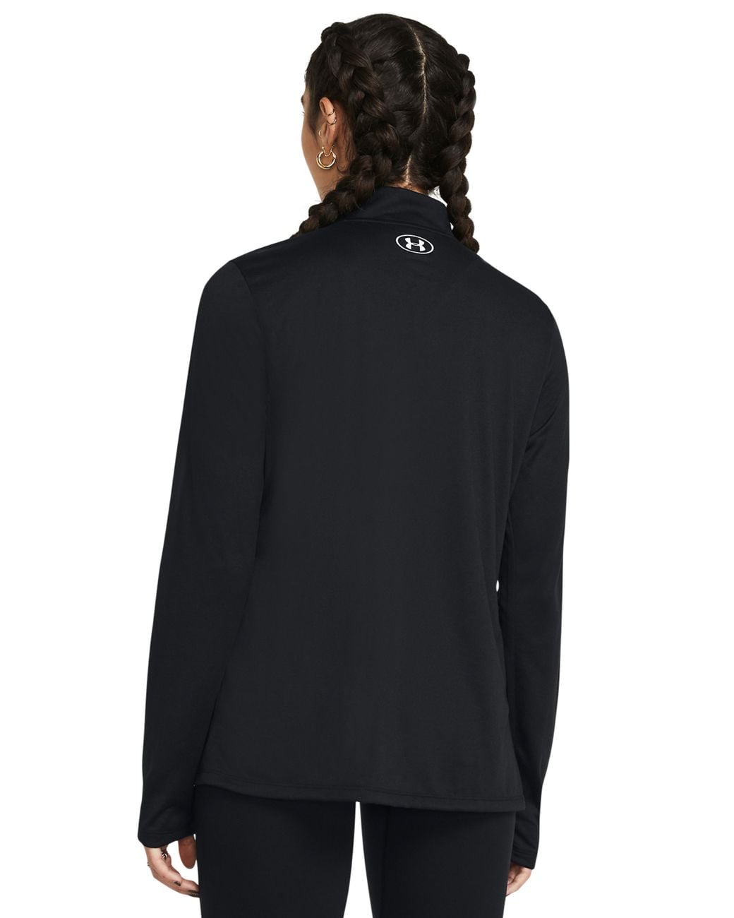Under Armour Black Tech 1/2 Zip- Solid