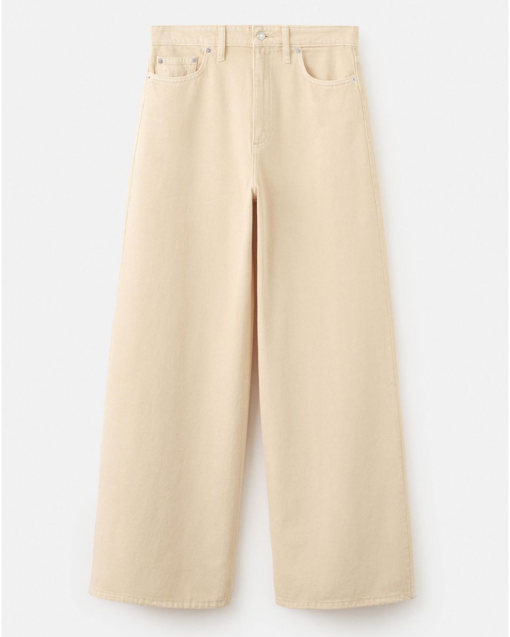 Mango Natural Wide Leg Jean