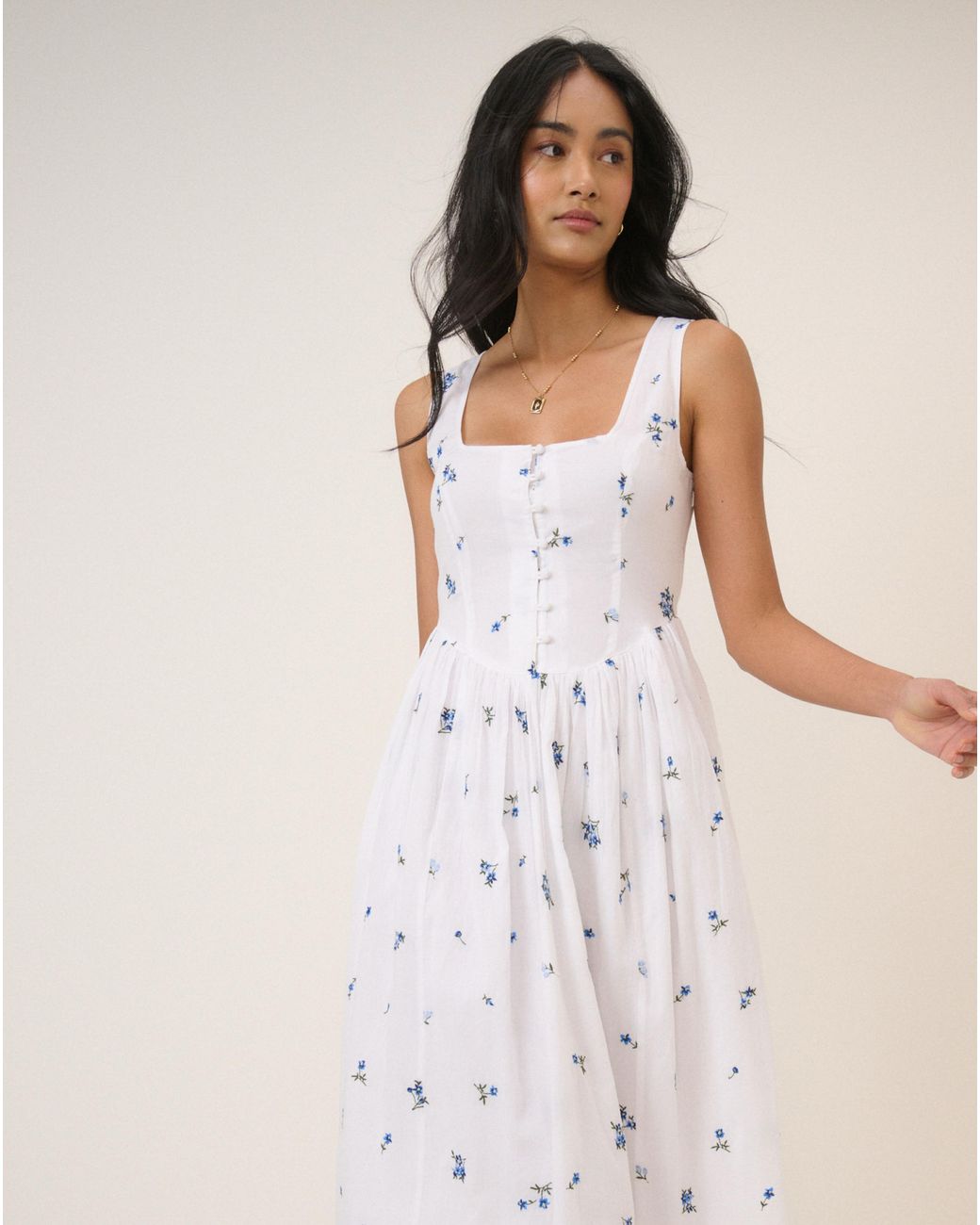 Nobody's Child Natural Nc Cora Midi Dress