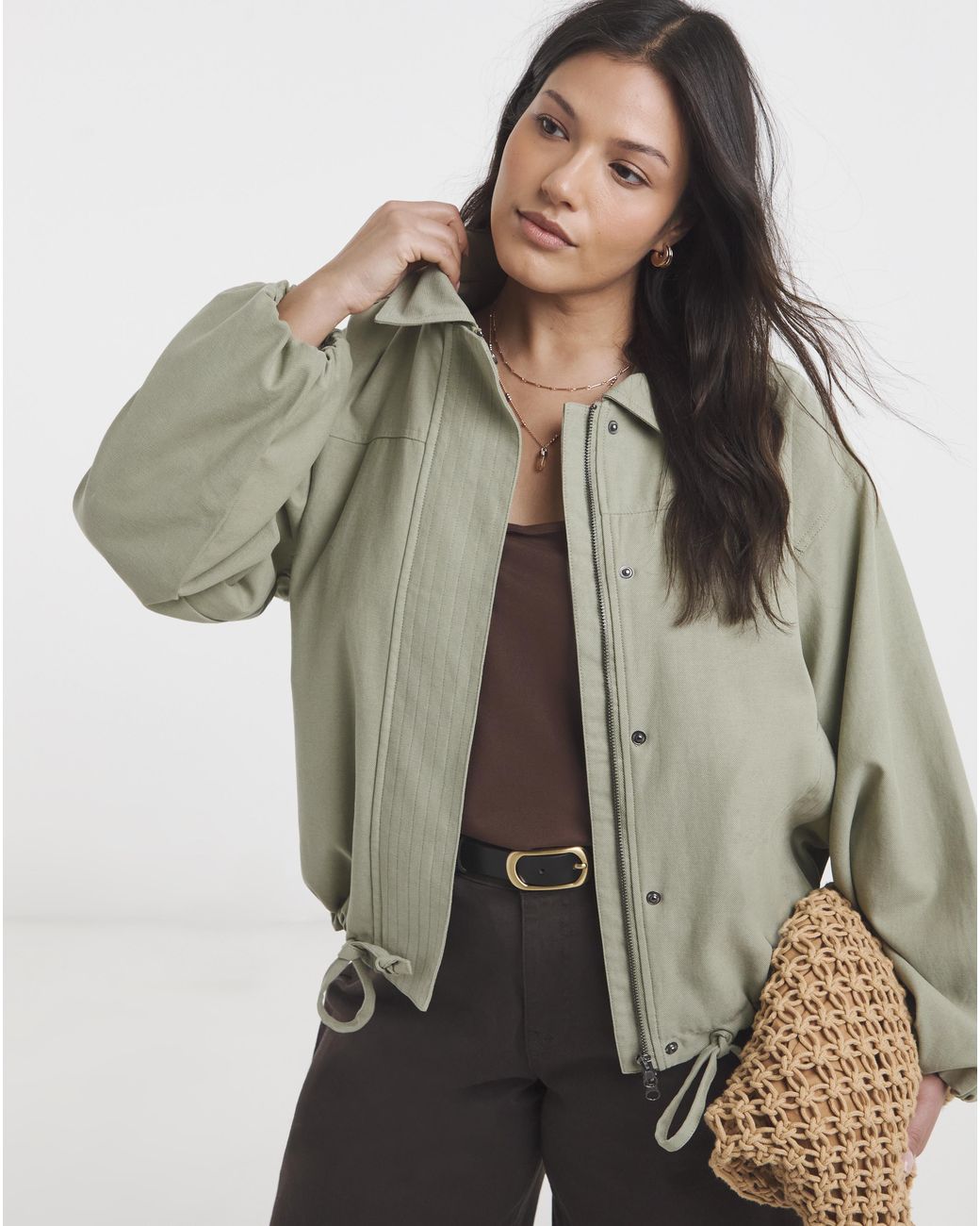 Simply Be Multicolor Lyocell Short Parka