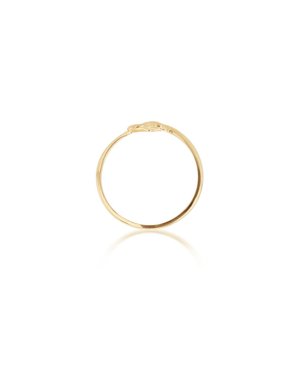 iJewel White 9Ct Infinity Heart Ring