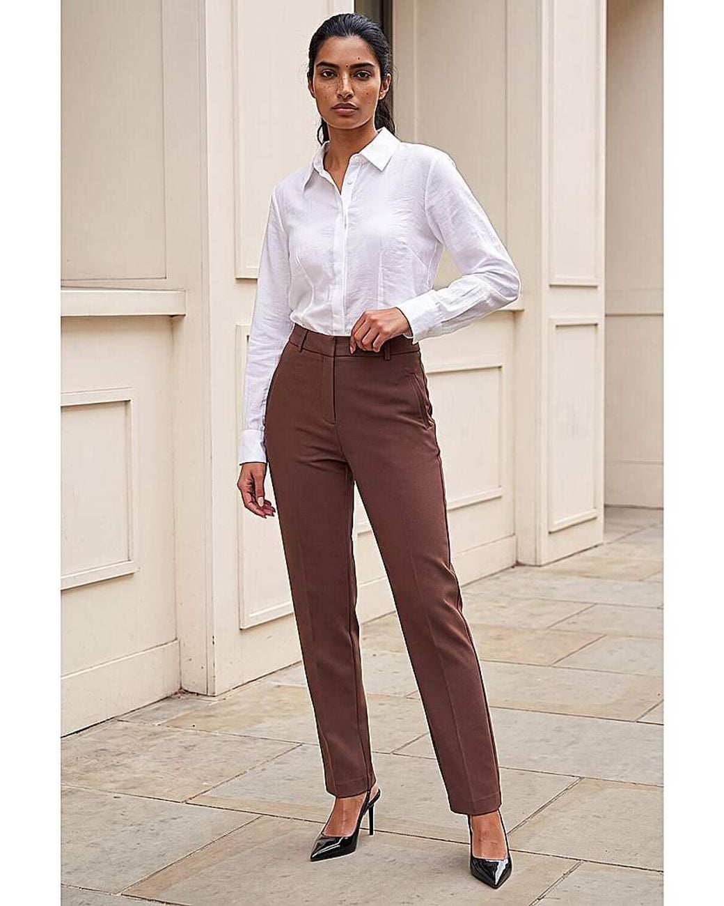 Roman Natural Roman Straight Angela Stretch Trouser