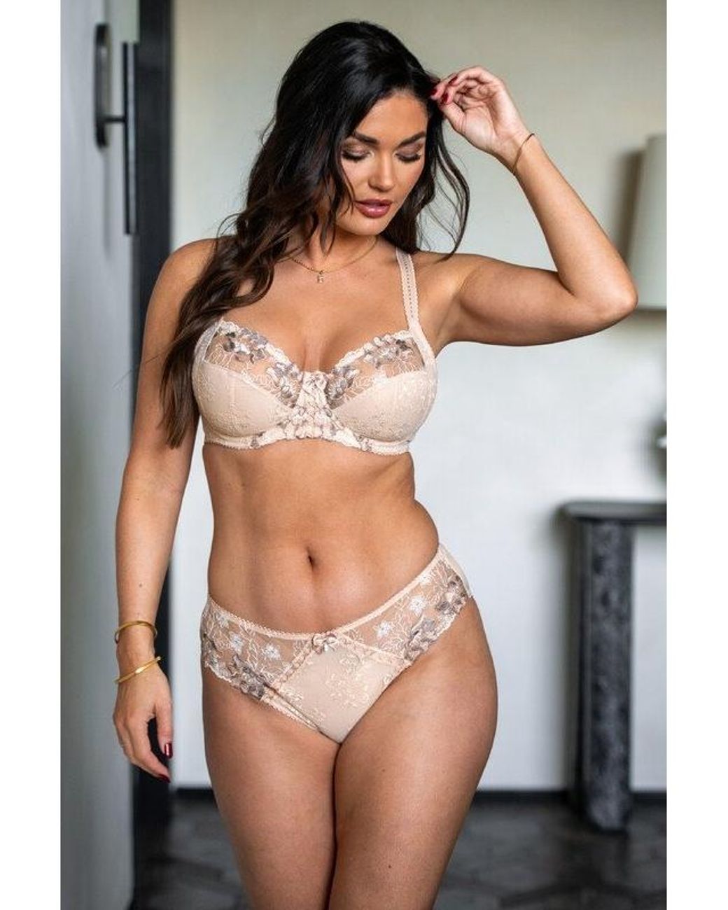 Pour Moi Brown Sofia Side Support Bra
