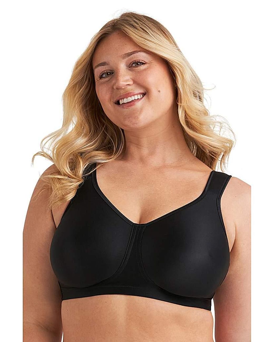 Miss Mary Of Sweden Black Miss Mary Smooth Divide Non-Wired Bra