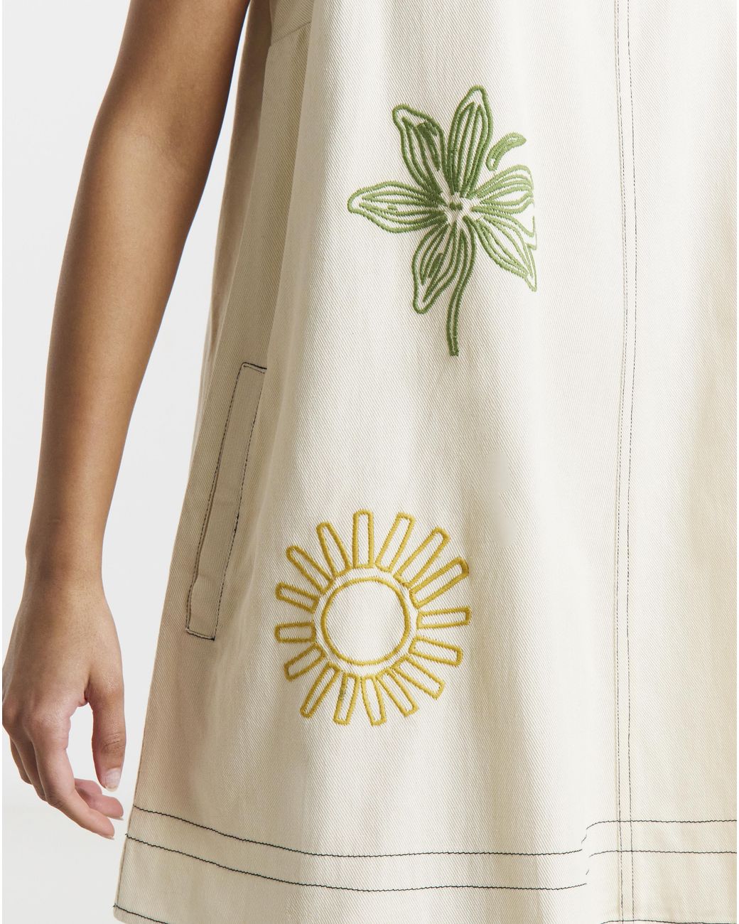 Native Youth Natural Ny Swing Mini Dress