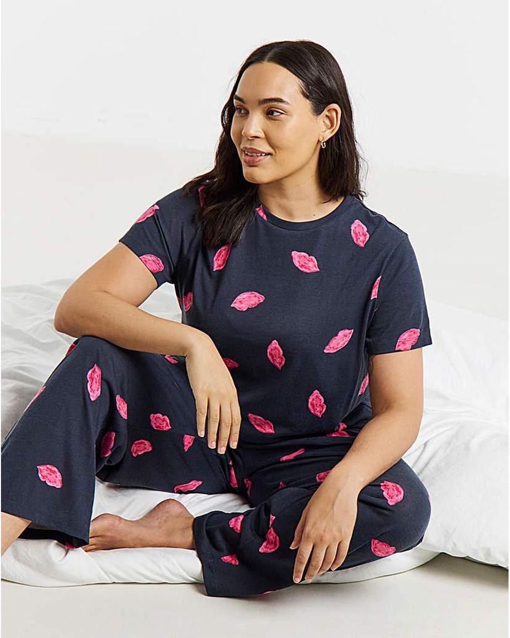 Pretty Secrets Blue Back To Basics Pj Set