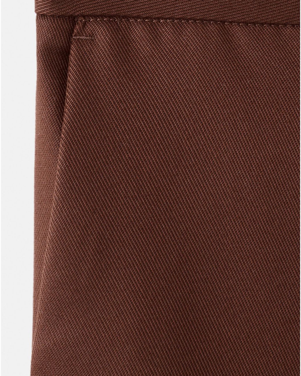 Mango Red High-Waisted Lyocell Trousers