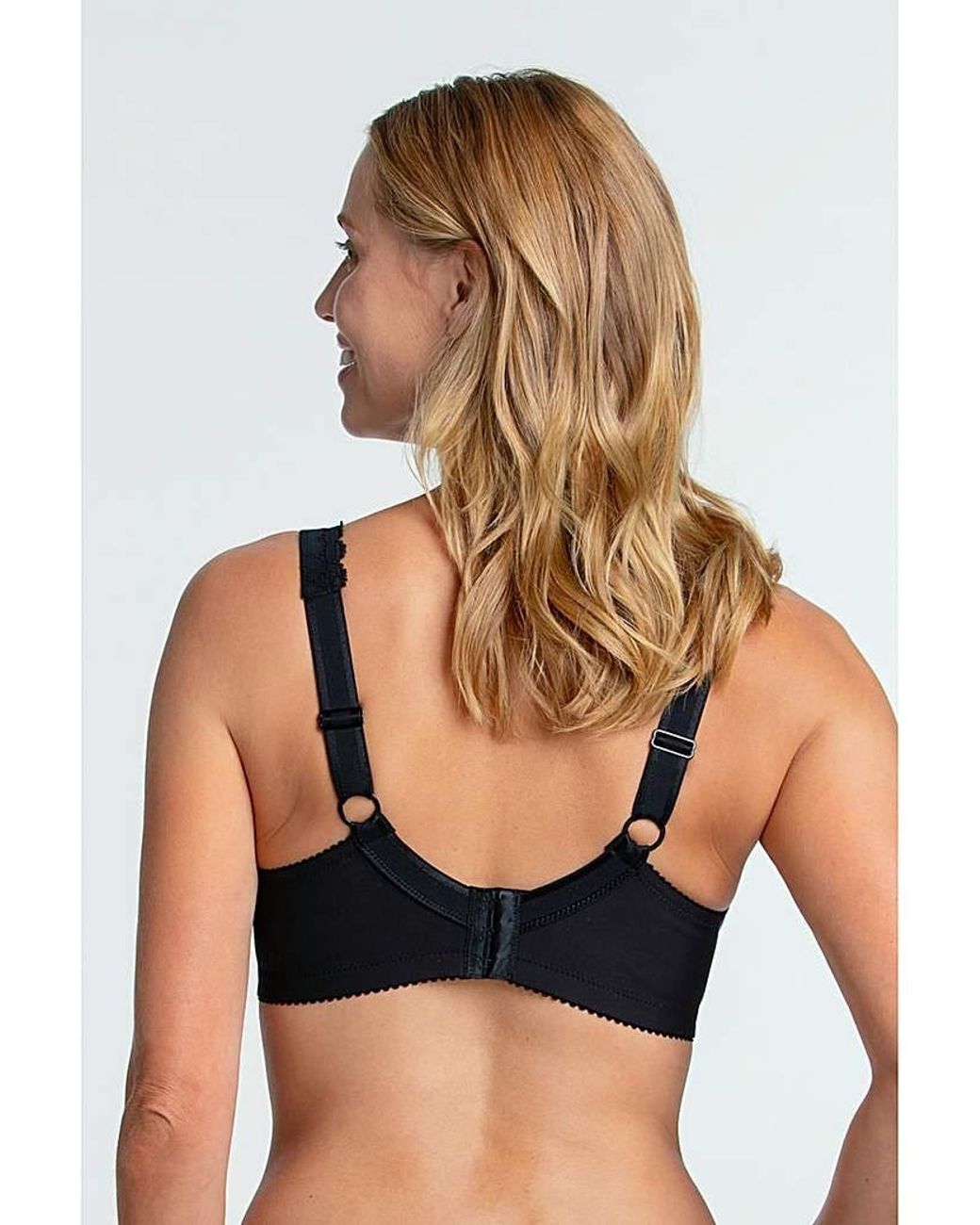 Miss Mary Of Sweden Black Miss Mary Cotton Comfort Bra