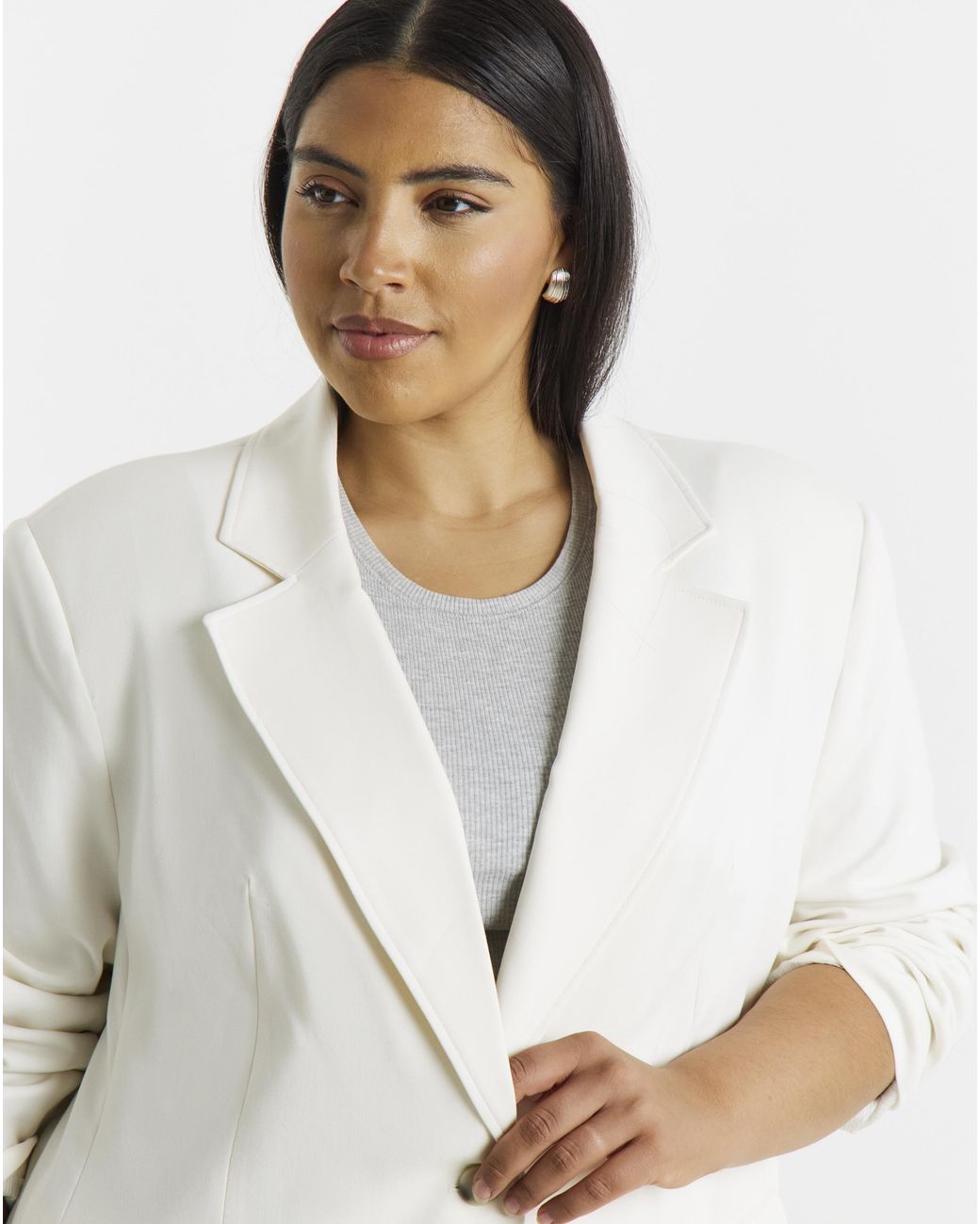 Simply Be Natural Oversized Blazer