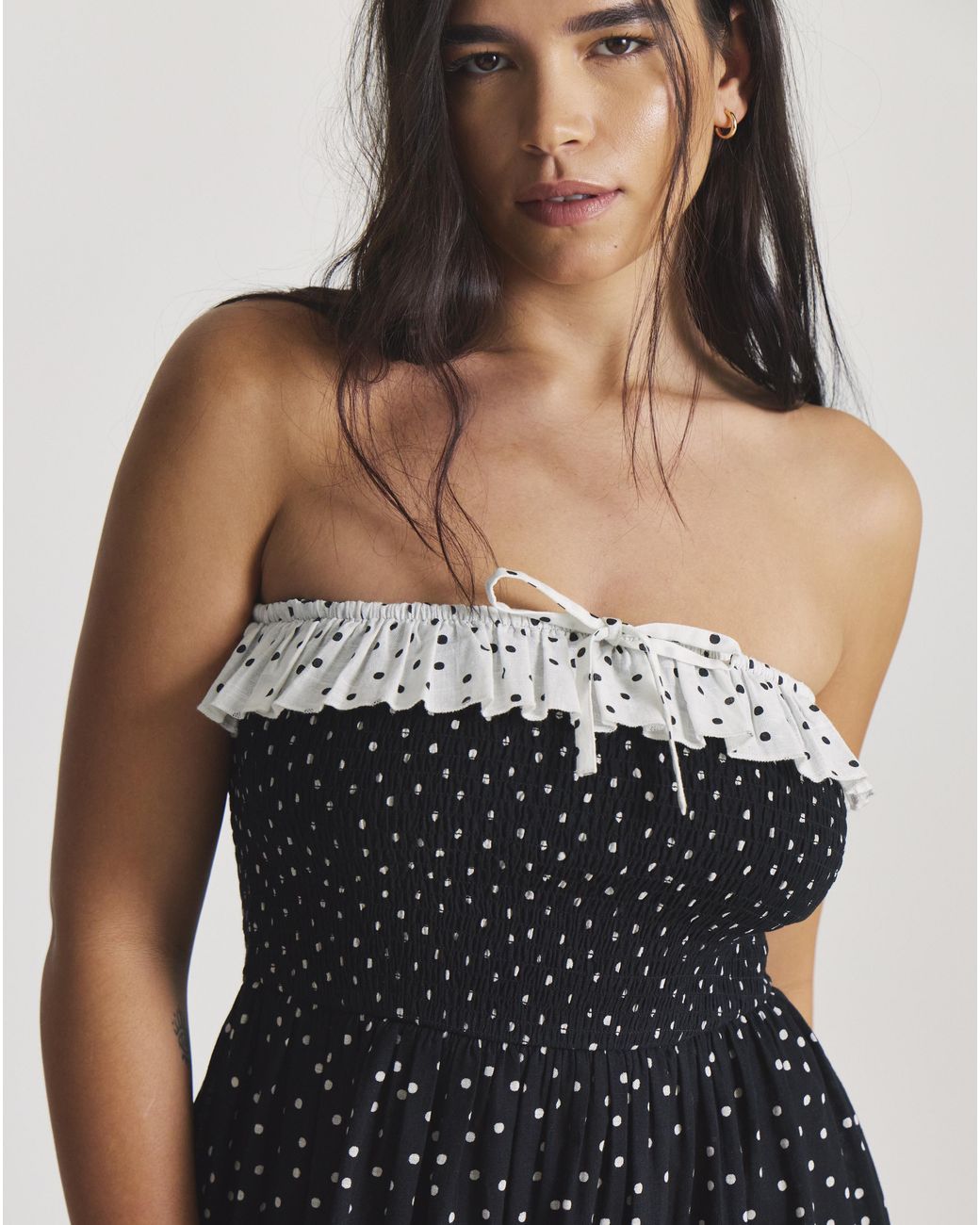 Figleaves Black Maxi Bandeau Beach Dress