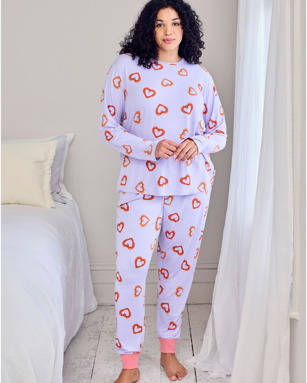 Chelsea Peers Purple Classic Long Sleeve Set