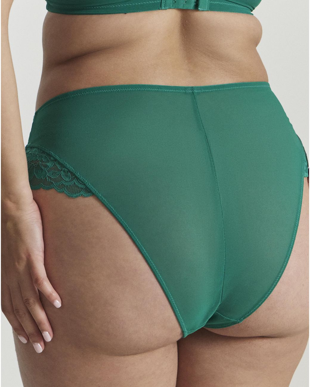 Ann Summers Green Sexy Lace Deep Brazilian