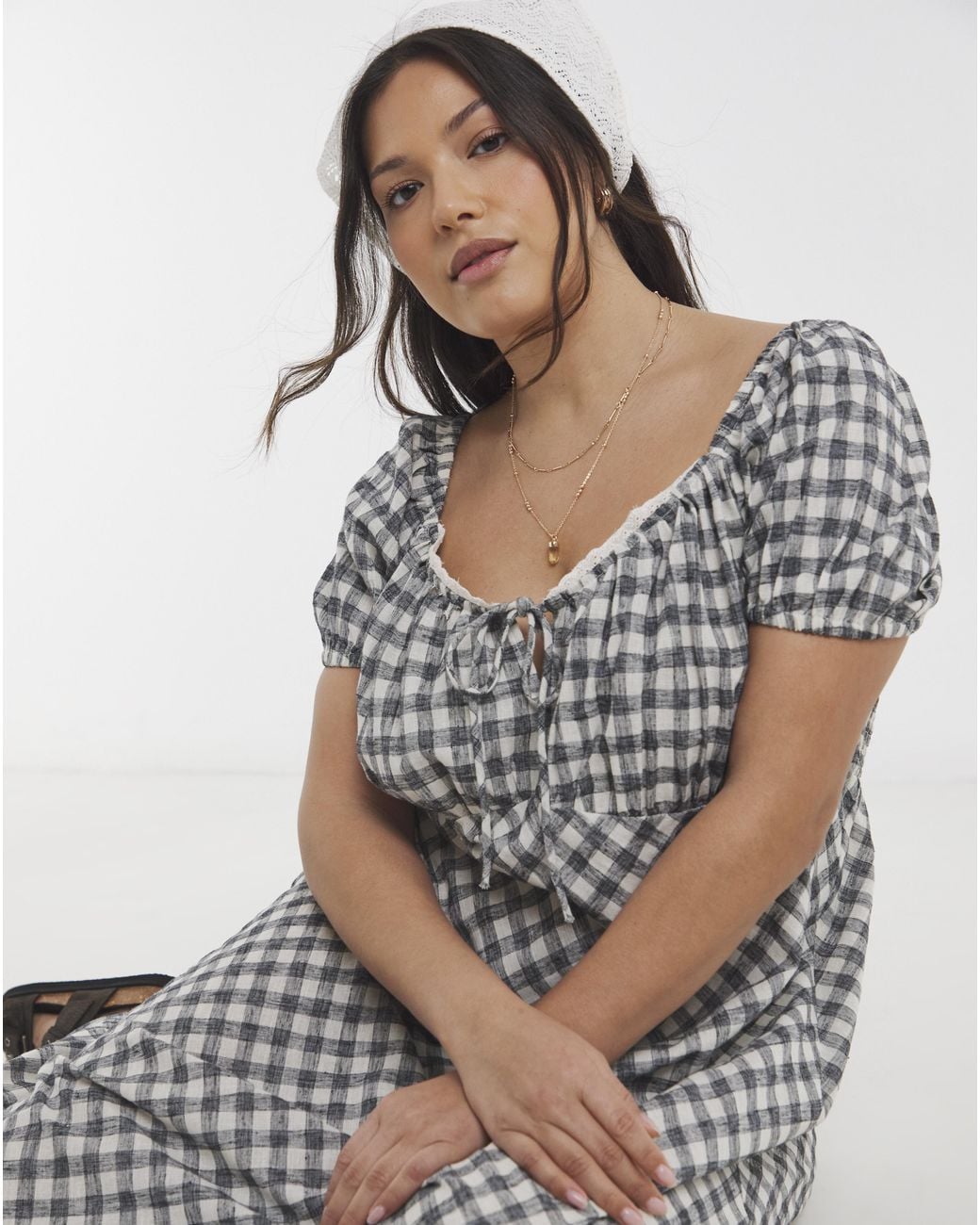 Simply Be White Linen Dress