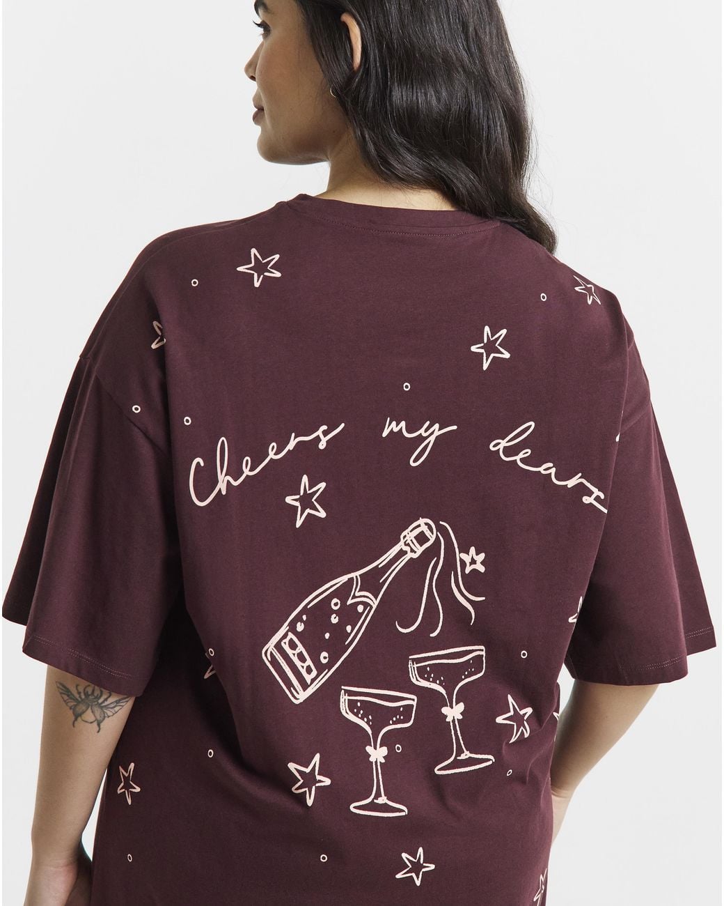 Pretty Secrets Purple Cheers Nightie