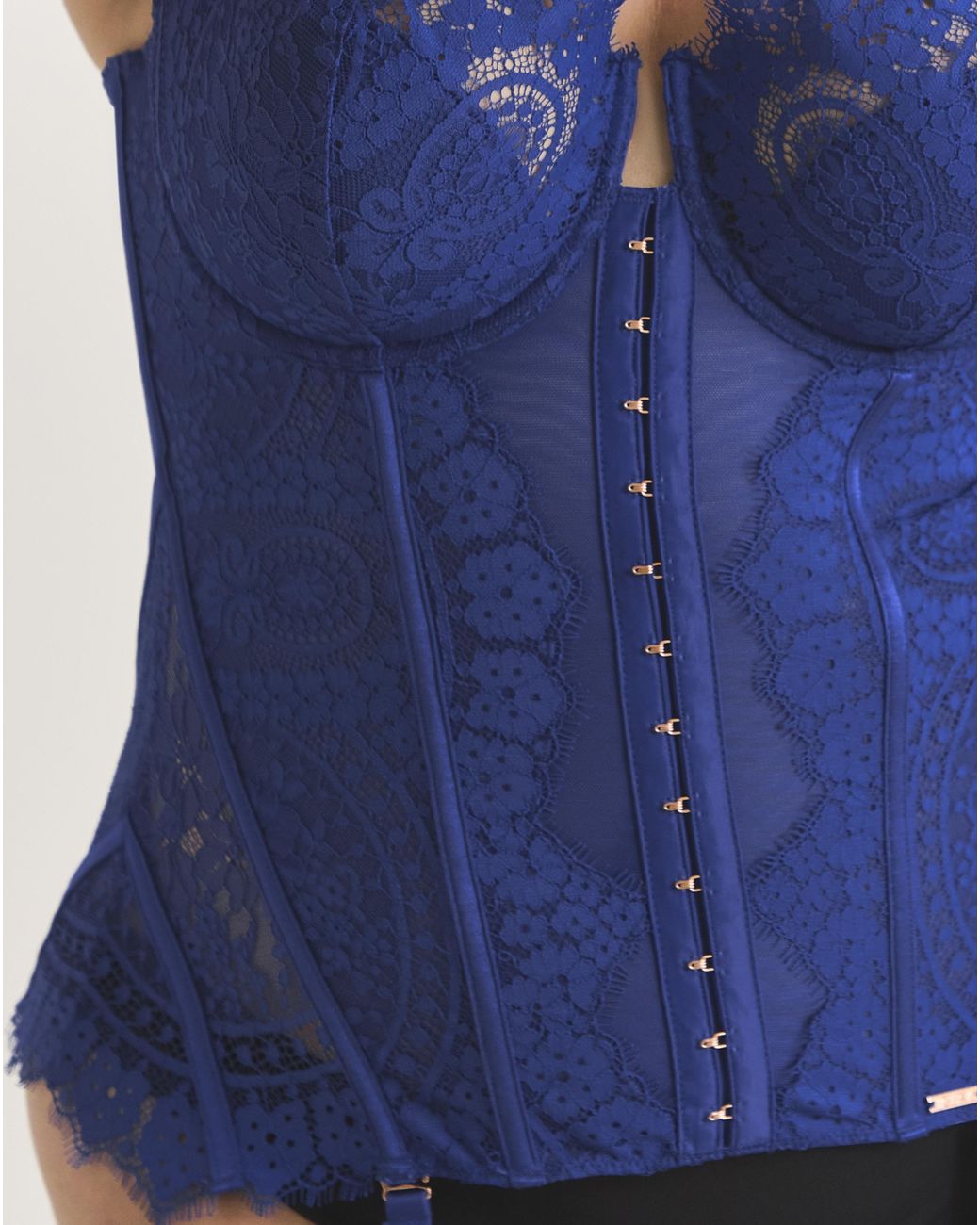 Figleaves Blue Adore 1/2 Pad Corset