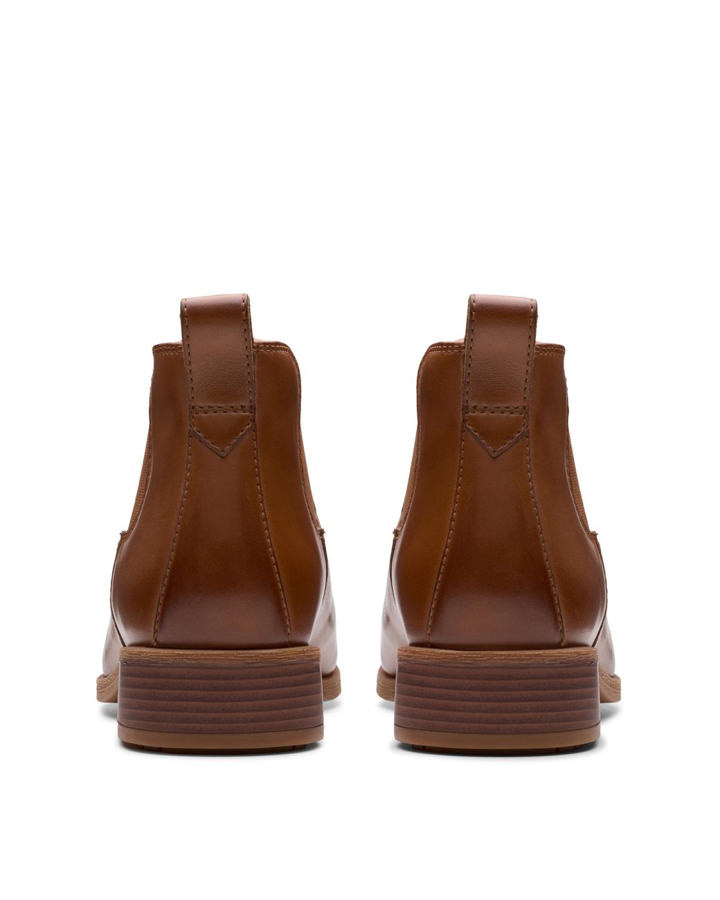 Clarks Brown Chelsea Ankle Boot Wide