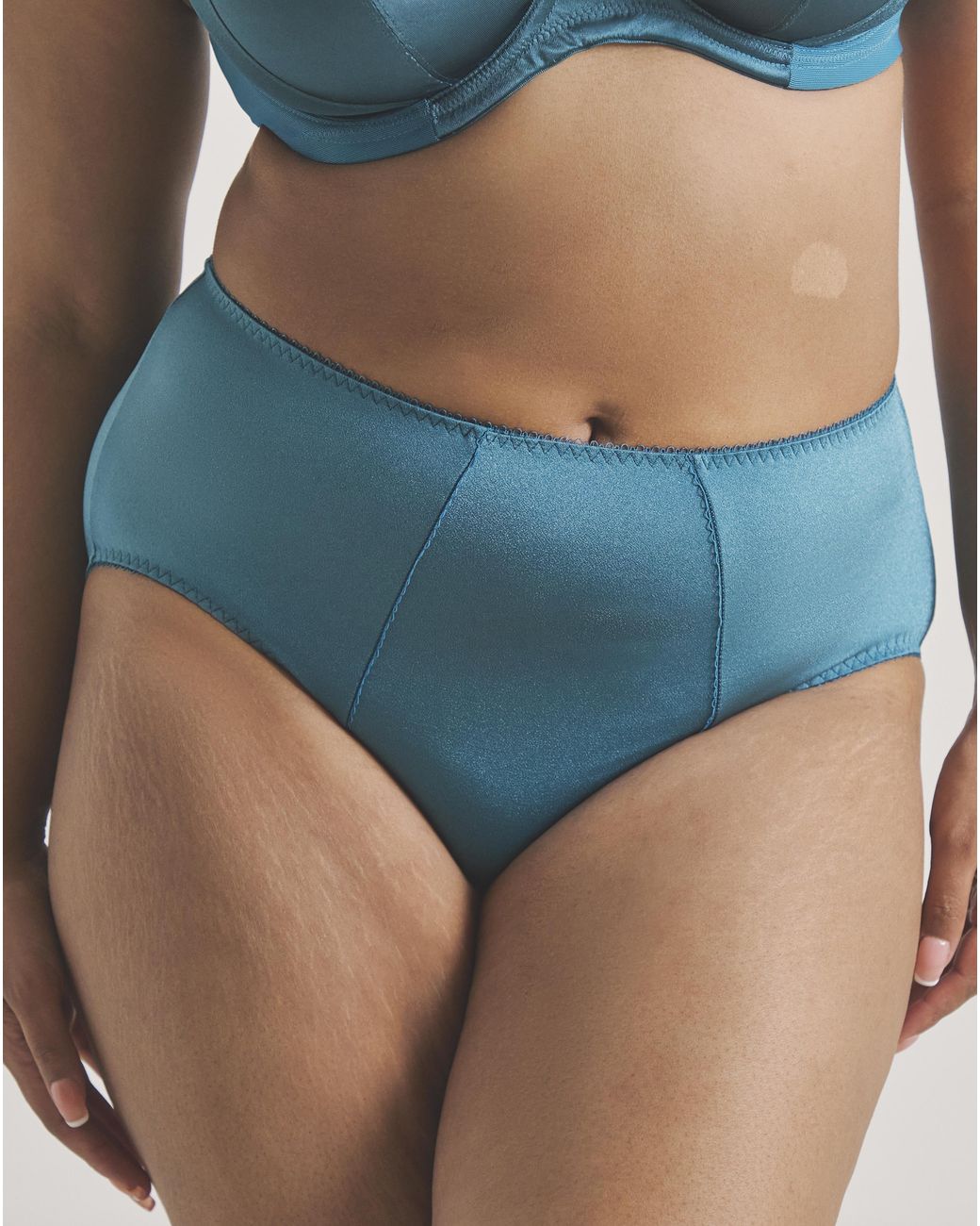 Goddess Blue Keira Full Fit Knicker