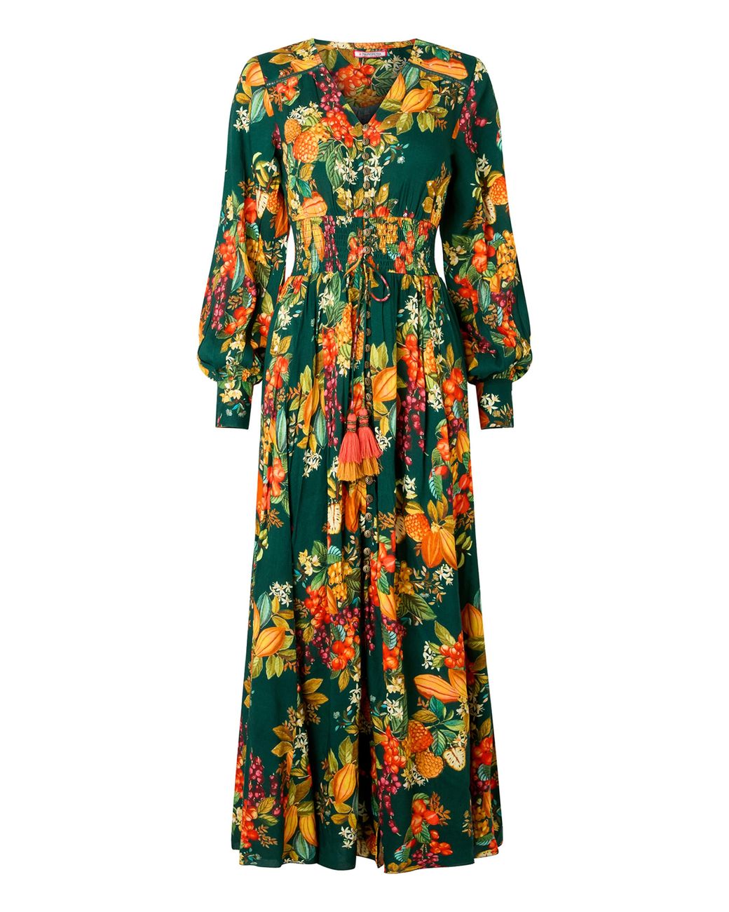 Joe Browns Green Petite Fruity Maxi Dress