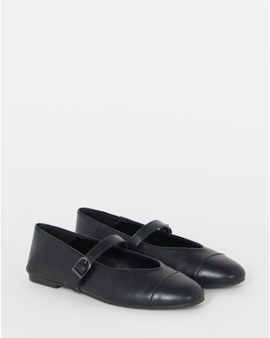 Heavenly Soles Natural Toe Cap Mary Janes Ex Wide