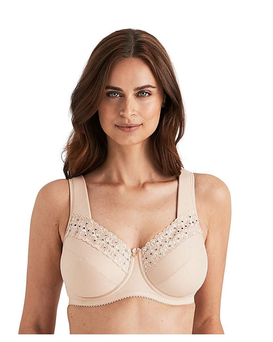 Miss Mary Of Sweden Natural Miss Mary Broderie Anglaise Wired Bra