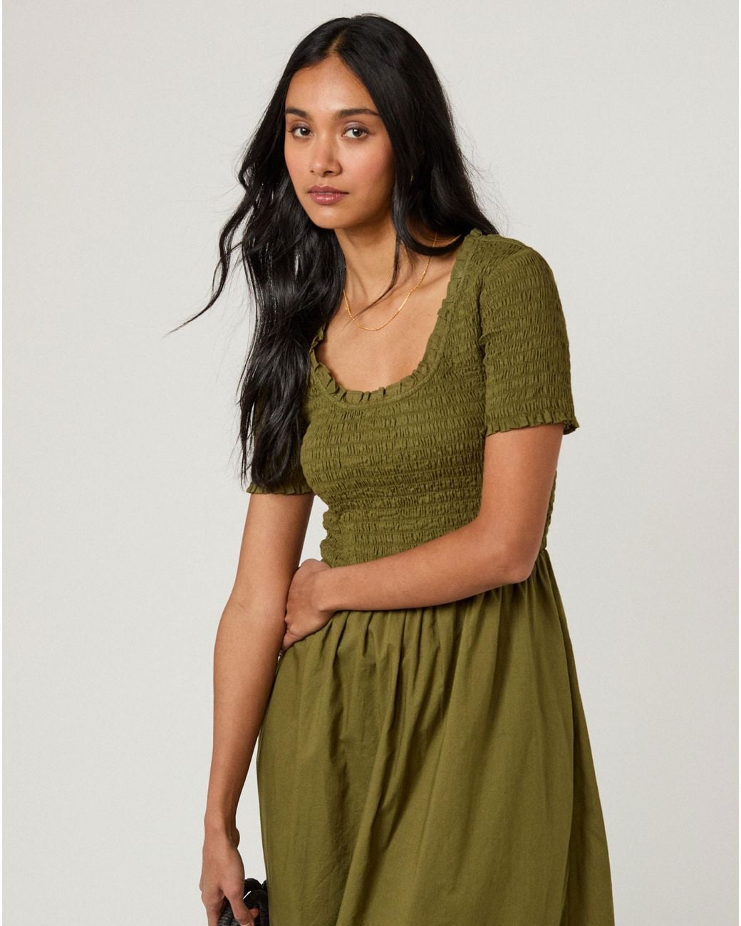 Nobody's Child Green Nc Zita Midi Dress