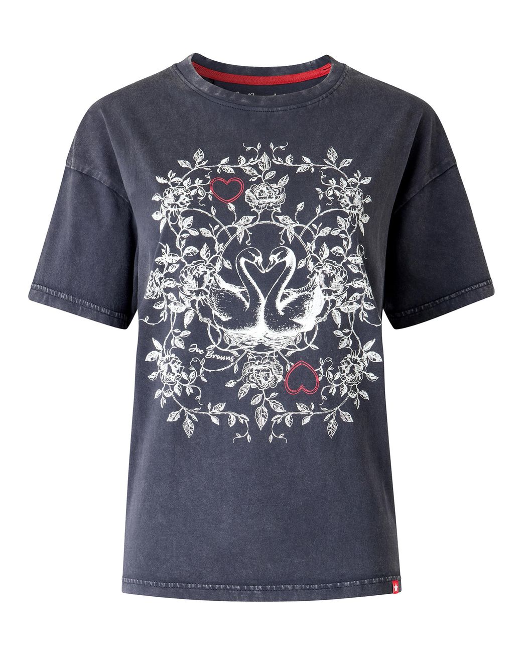 Joe Browns Black Short Sleeve Graphic T-Shirt