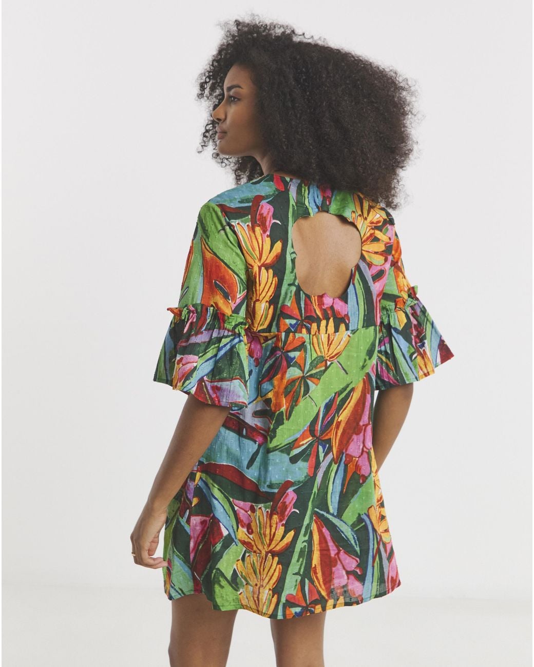Native Youth Multicolor Printed Maxi Dress