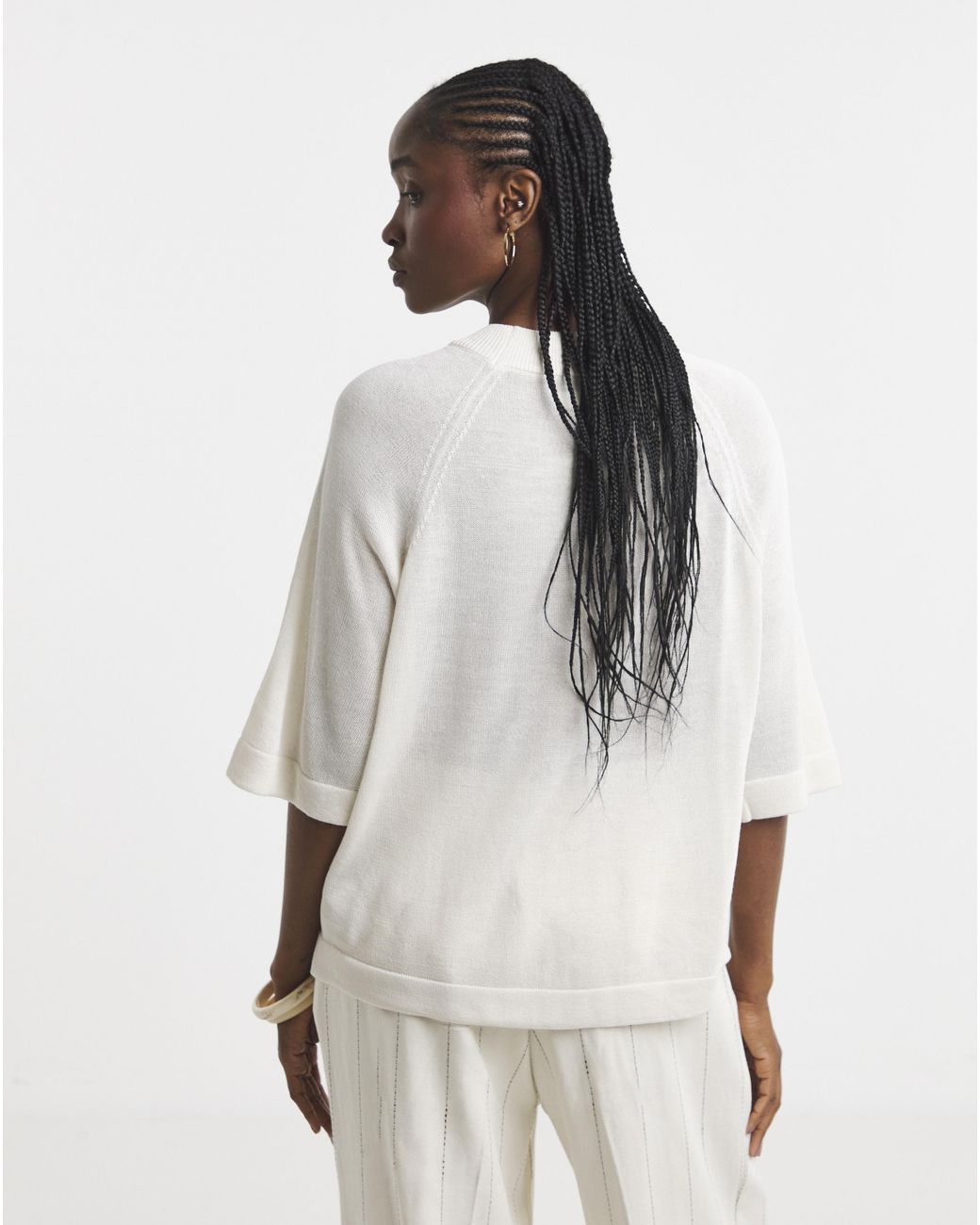 Simply Be Gray Boxy Knitted Jumper
