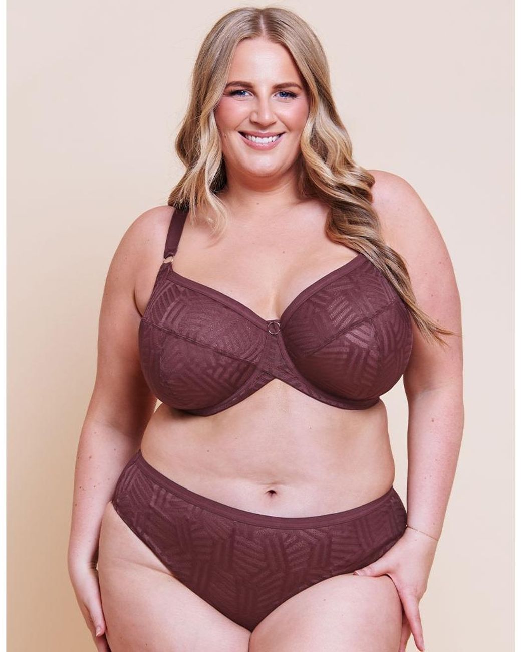 Curvy Kate Purple Wonderfull Vibe Brief