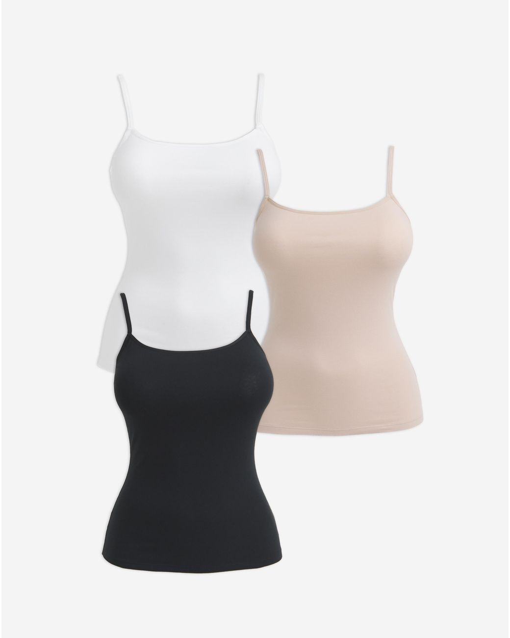 Pretty Secrets White 3 Pack Cotton Vests