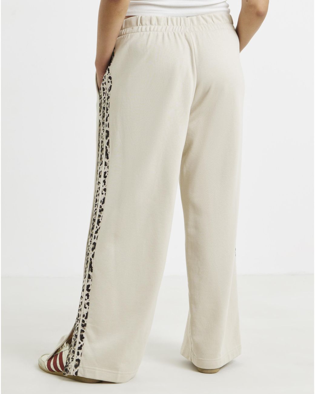 Adidas Natural Animal Print 3-Stripes Pants