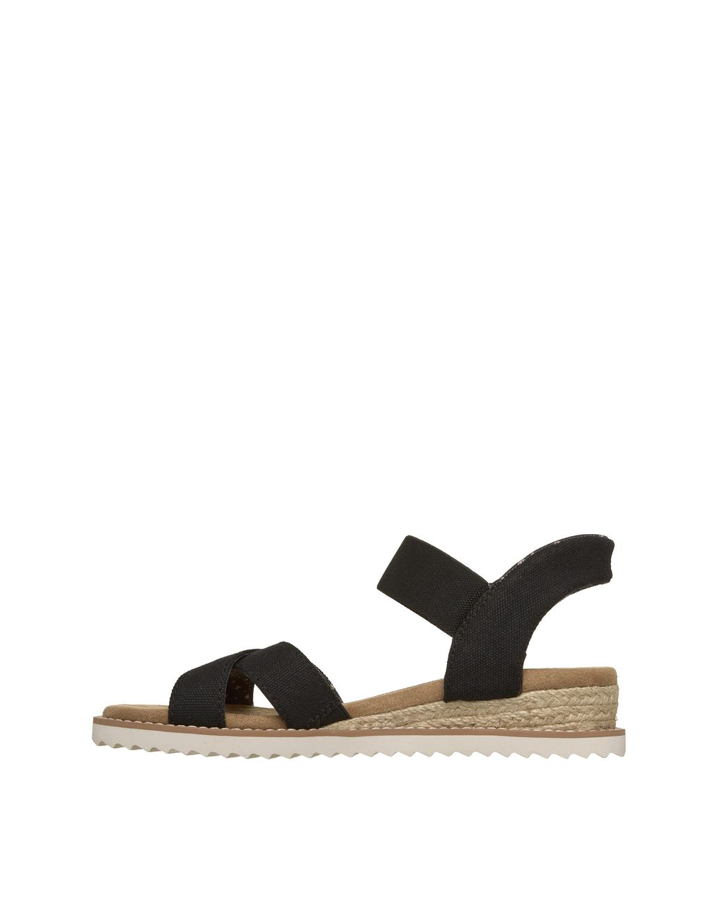 Skechers Black Bobs Kiss Standard Sandals