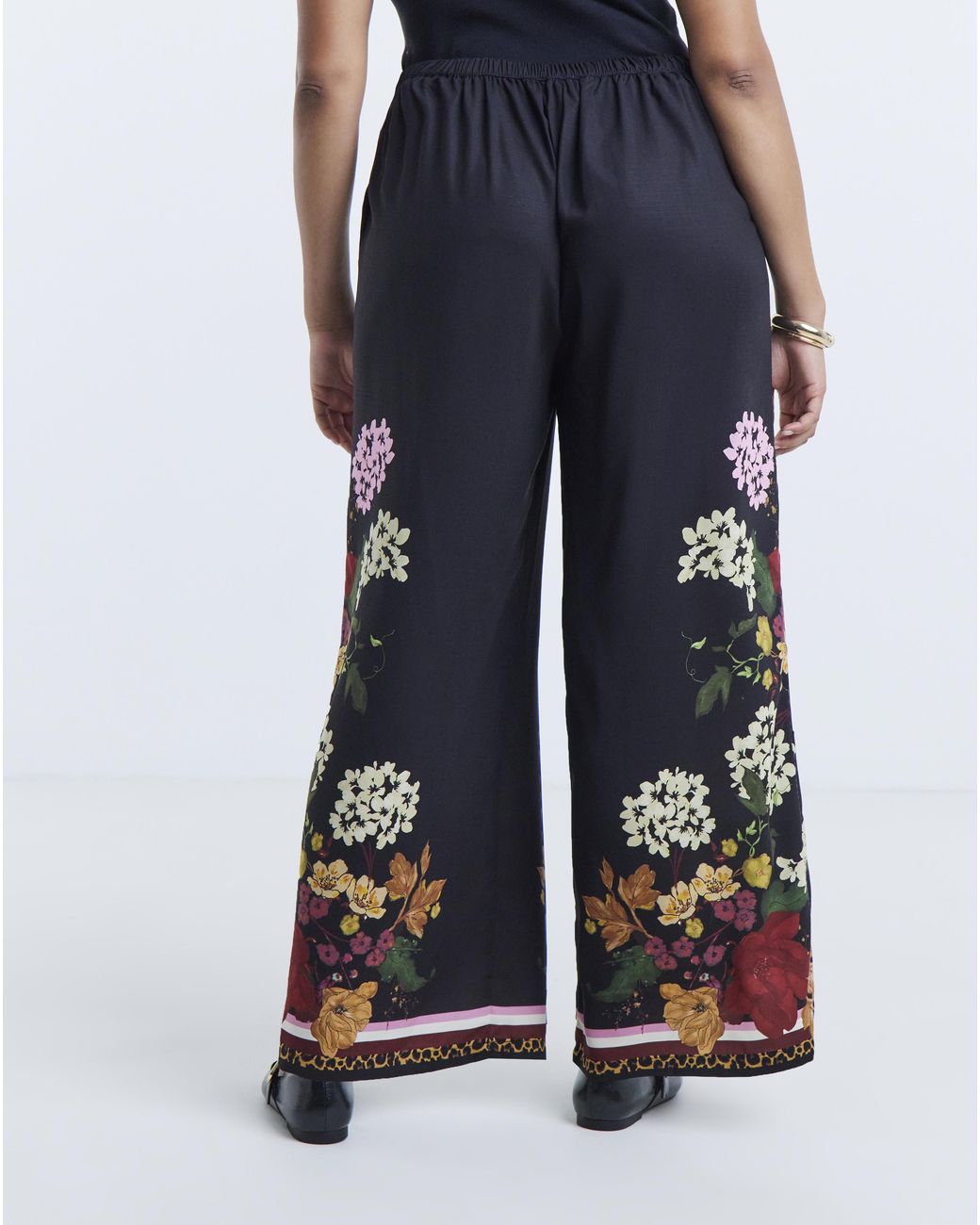 Simply Be Blue Wide Leg Trouser