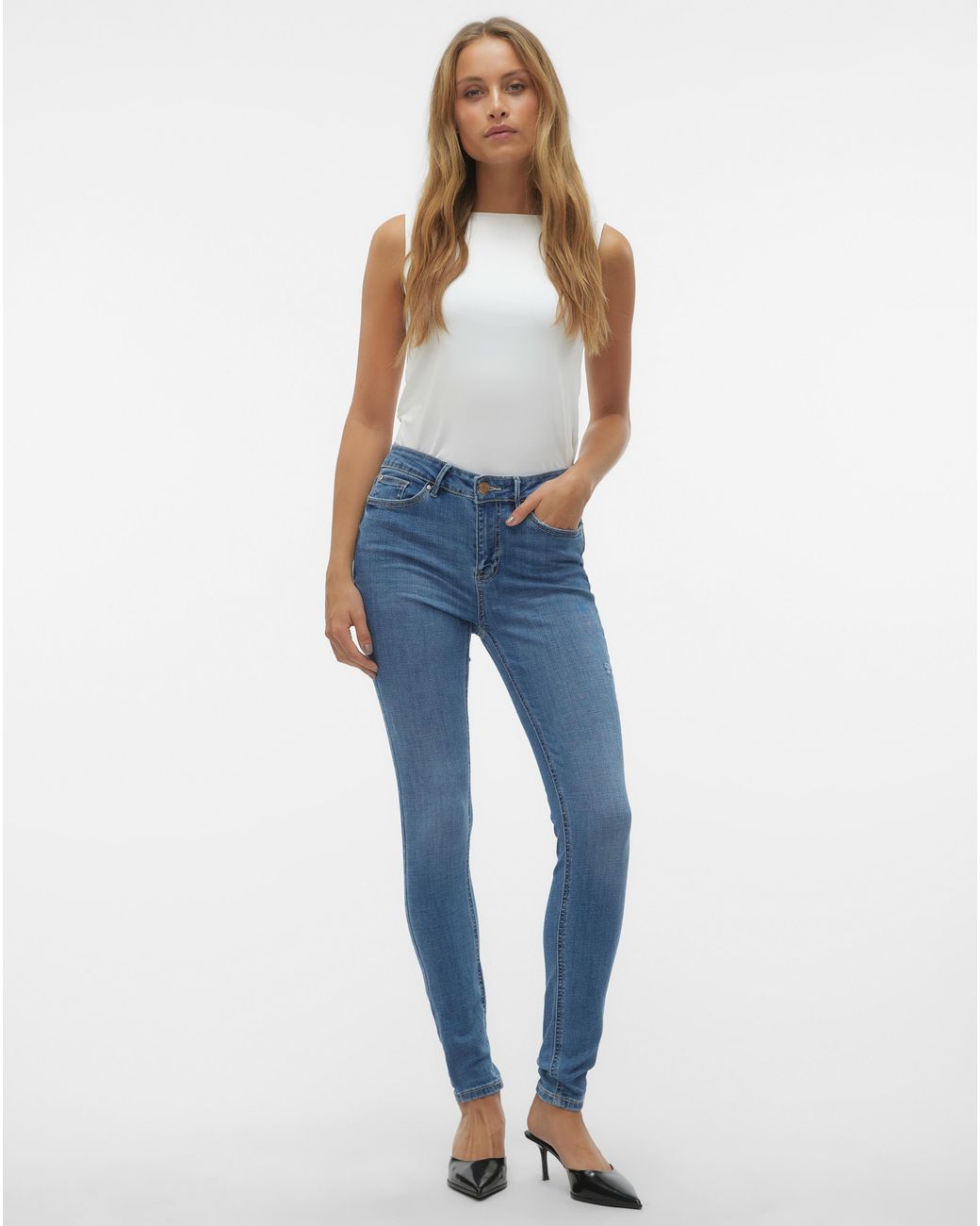 Vero Moda Blue Flash Skinny Jean