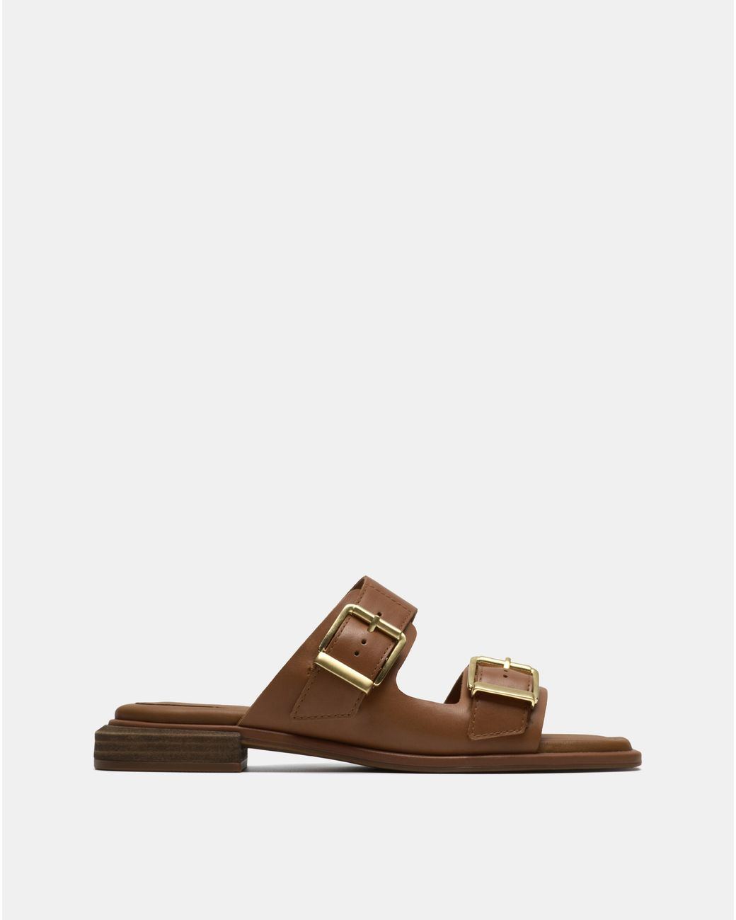 Clarks Brown Ariany Leather Sandal D Fit