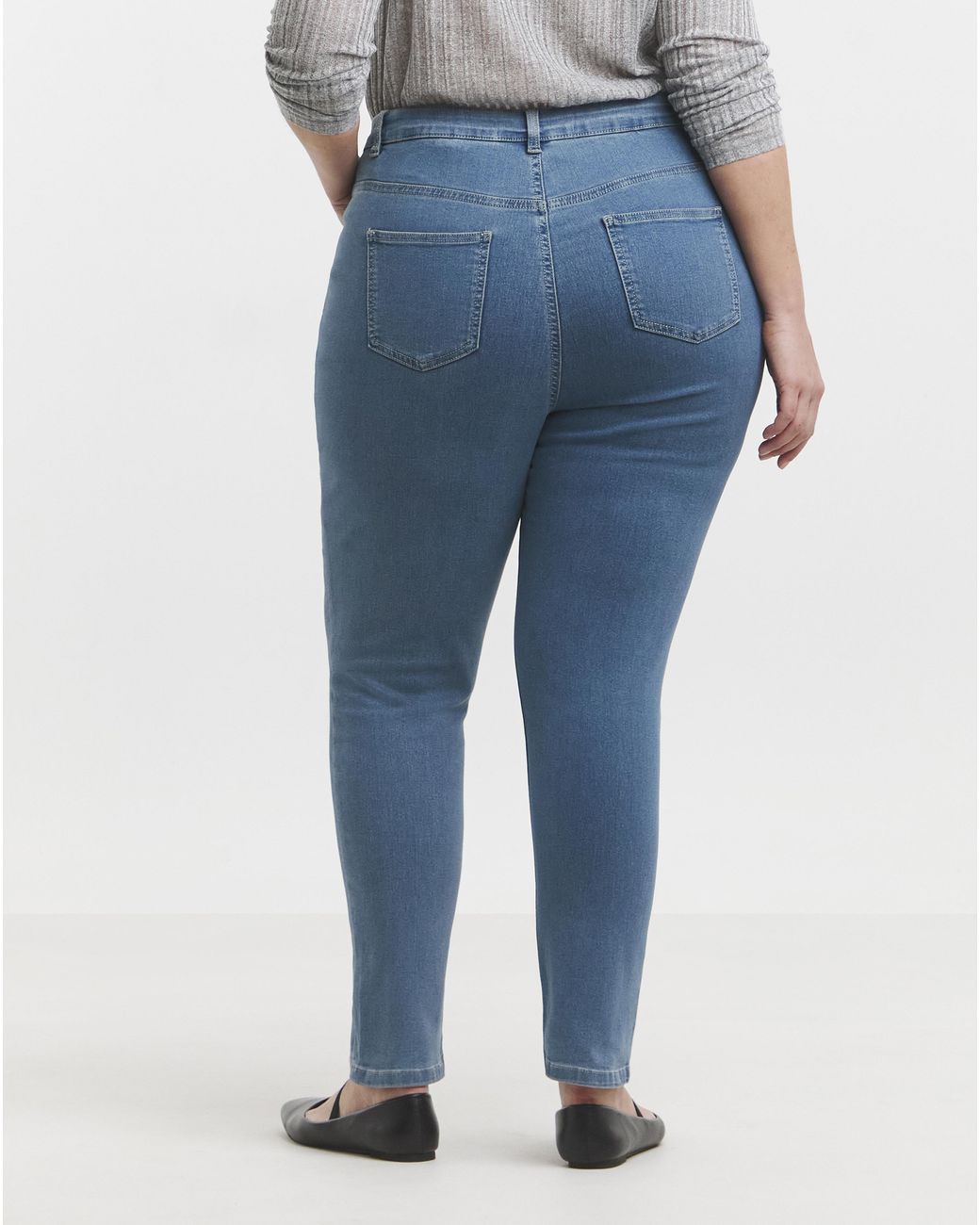 Simply Be Blue Slim Highwaist Super Stretch
