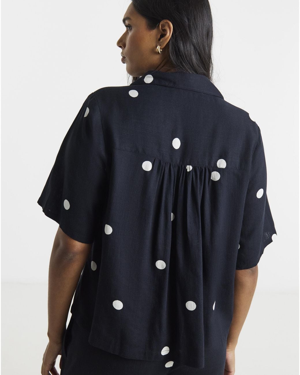 Simply Be Blue Boxy Half Sleeve Shirt