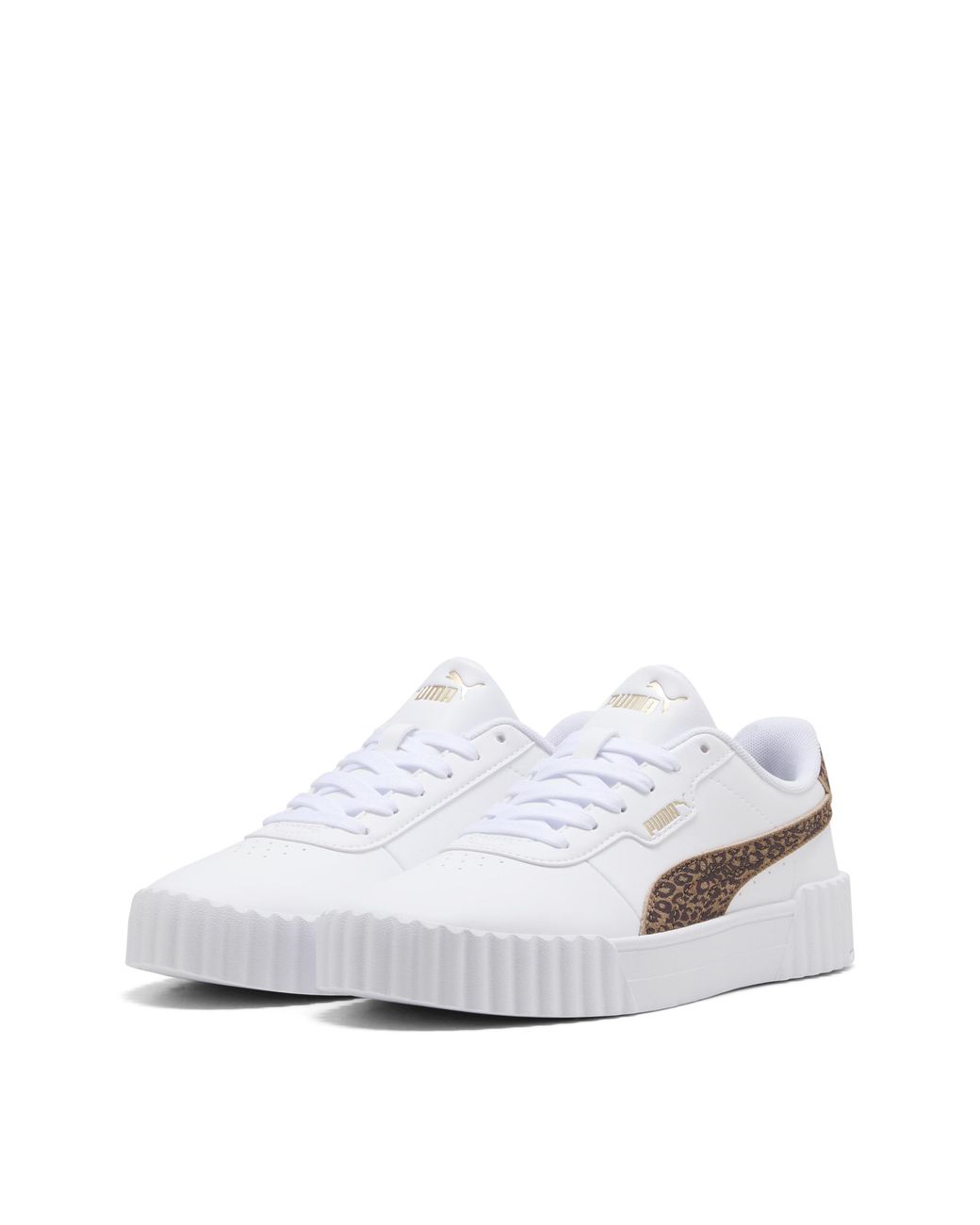 PUMA White Carina 3.0 Feline Trainers